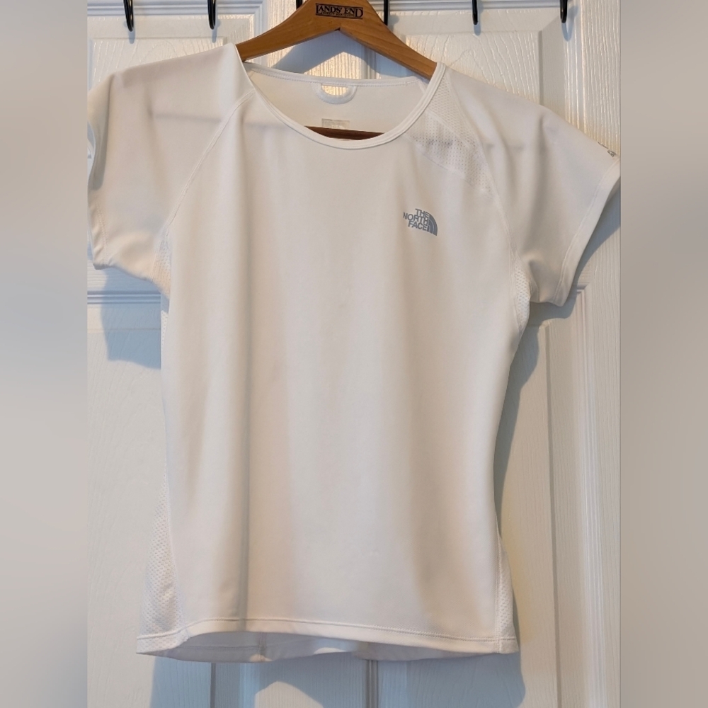 North Face White Flight Series Vapor Wick Active Wear Top Medium $8